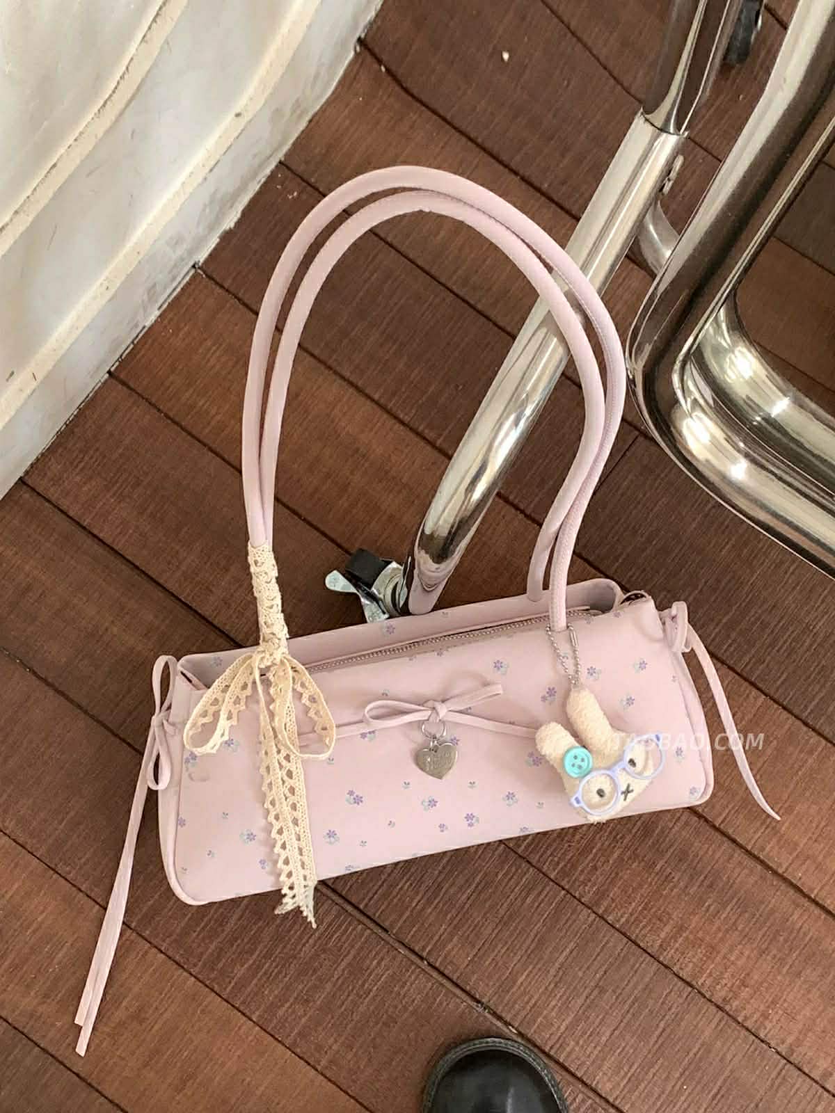 ĐÔI DÉP “YUMII” J ベイビーピンク・ハンドバッグ